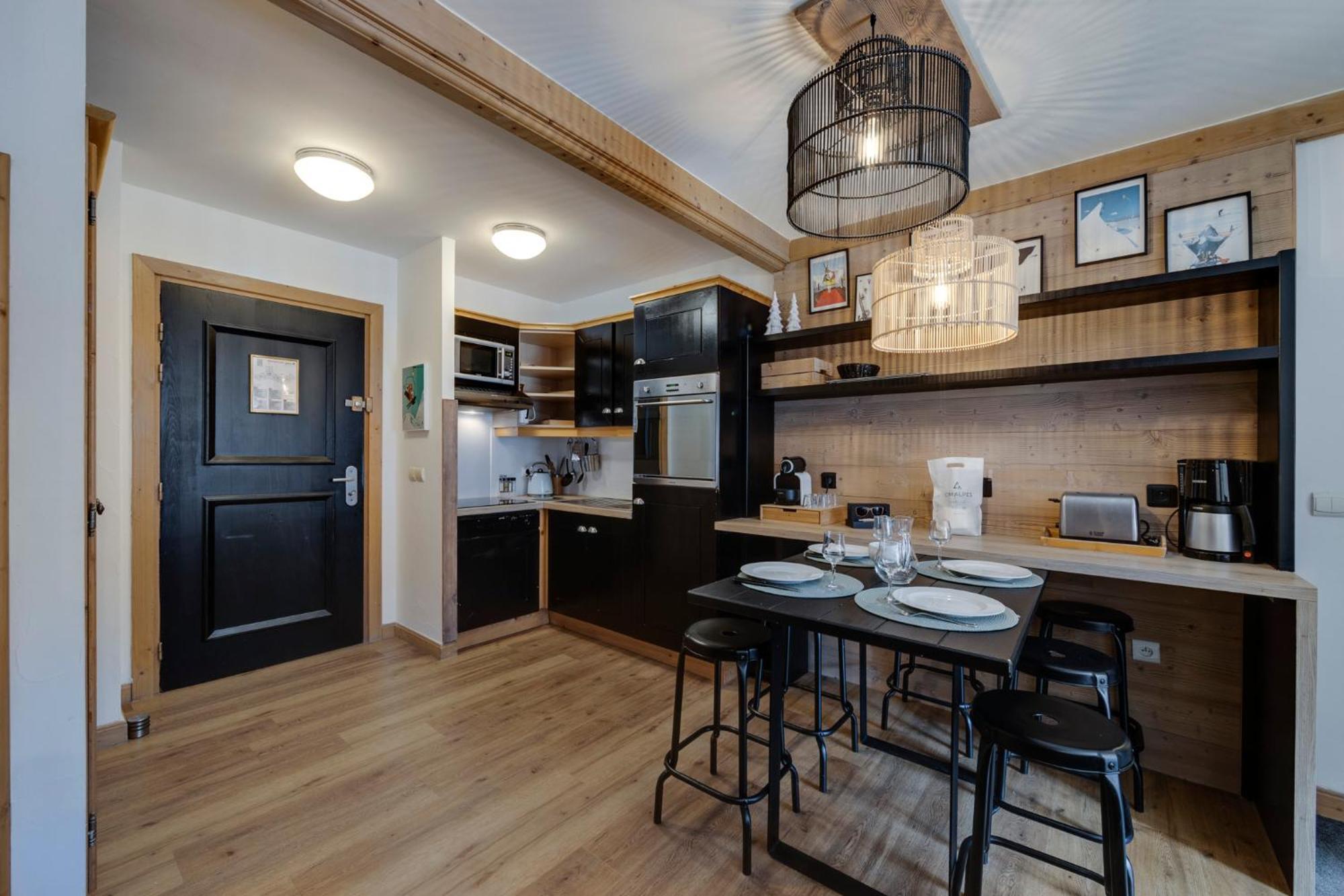 Arc 1950 - Appartement 2 Chambres - Ski-In & Out - Grande Terrasse Ensoleillee Les Arcs  المظهر الخارجي الصورة