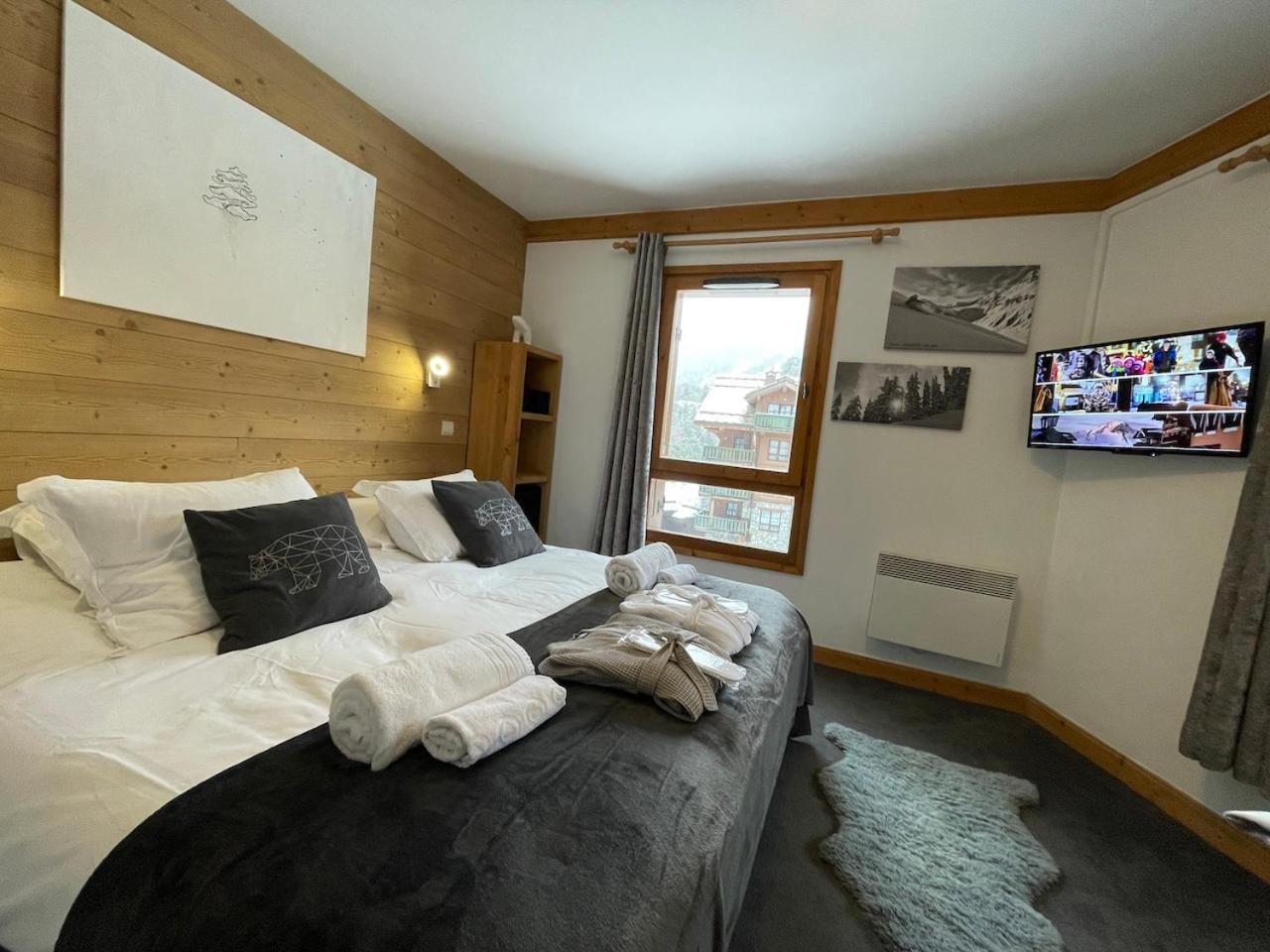 Arc 1950 - Appartement 2 Chambres - Ski-In & Out - Grande Terrasse Ensoleillee Les Arcs  المظهر الخارجي الصورة