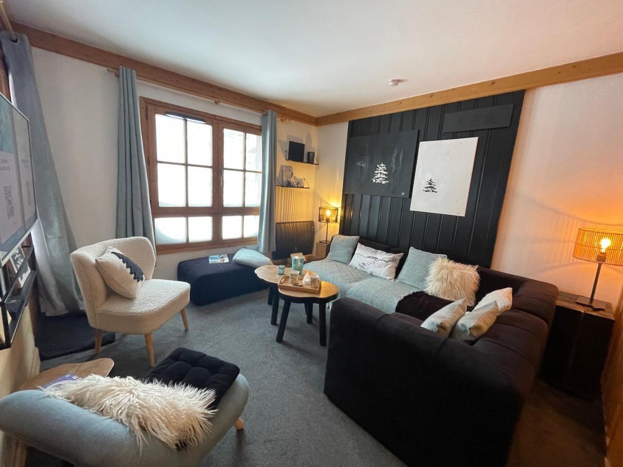 Arc 1950 - Appartement 2 Chambres - Ski-In & Out - Grande Terrasse Ensoleillee Les Arcs  المظهر الخارجي الصورة